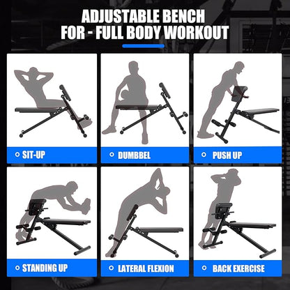 foldable Multi-Functional Weight Bench 440lbs…