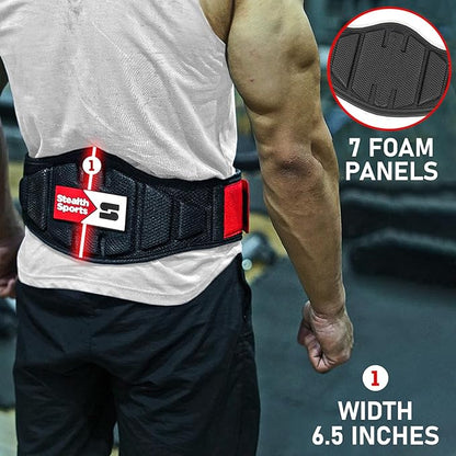 Weight Lifting Belt – 6.5” Back Support Padded