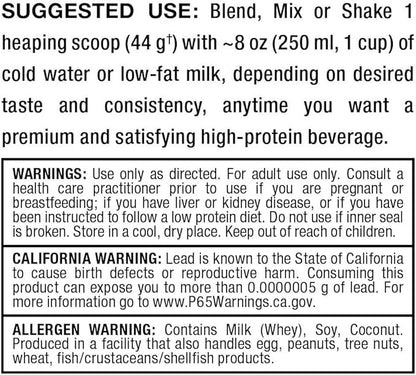 ALLMAX HEXAPRO, French Vanilla - 5 lb - 25 Grams of Protein Per Serving - 8-Hour Sustained Release - Zero Sugar - 52 Servings
