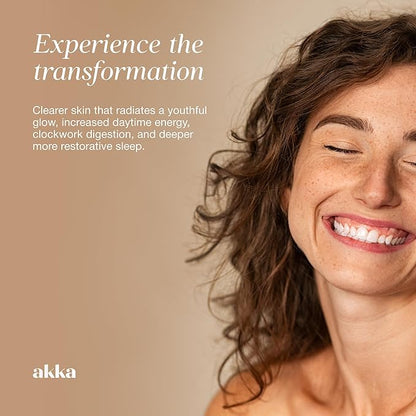 AKKA Premium Liver Cleanse Detox & Repair Superbiotic: Liver Detox, Regeneration, & Restoration Liver Support Supplement with Bioavailable Pasteurized Akkermansia | Vitality | Metabolism | Immunity