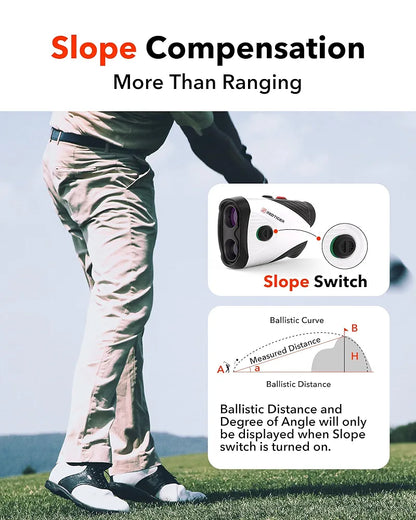 REDTIGER Golf Rangefinder with Extra 4-in-1 Golf Metal Divot Tool