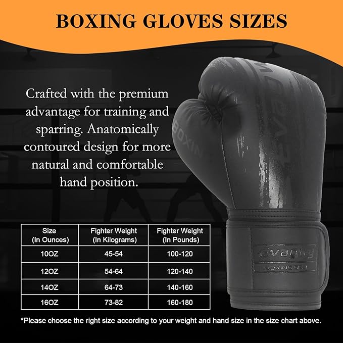 Boxing Gloves for Men and Women，Pro Training Sparring，Suitable for Boxing Kickboxing MMA Fighting，Adult Heavy Punching Bag Gloves，Workout Gloves for Boxing，Muay Thai