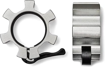Metal Olympic Barbell Clamps 2inch Heavy Duty Exercise Collars 2" Barbell,Quick 1 Pair