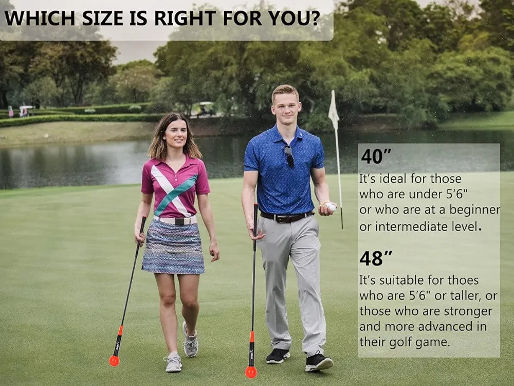 Golf Swing Training Aid Golf Swing Trainer Aid Golf Practice Warm-Up Stick for Strength Flexibility and Tempo Training Golf Golf Swing Aid for Men and Women