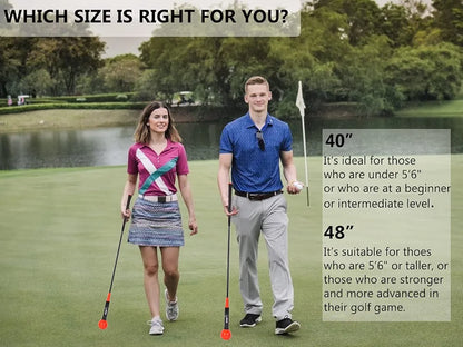 Golf Swing Training Aid Golf Swing Trainer Aid Golf Practice Warm-Up Stick for Strength Flexibility and Tempo Training Golf Golf Swing Aid for Men and Women