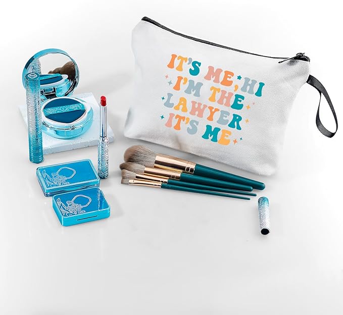 Paralegal Gifts, Lawyer Gifts for Wome, Small Cosmetic Make Up Bag for Lawyer Law Student, Birthday Gifts for Women,Friend,Mom,Sister,Bestie,Coworker,Christmas Gifts