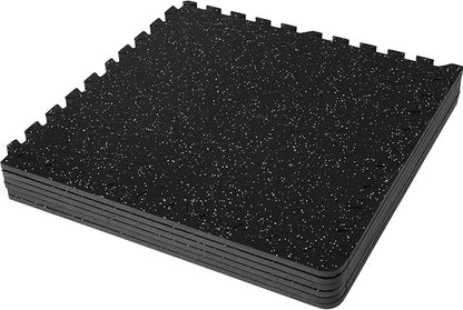 VEVOR 0.56Inch Thick Gym Floor Mats 25/12/6 Tiles