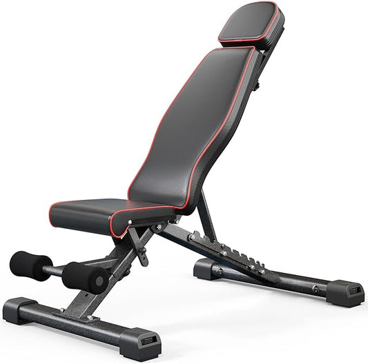 YOLEO MAX Weight Bench 880LB Adjustable 90 Degree 6'56''