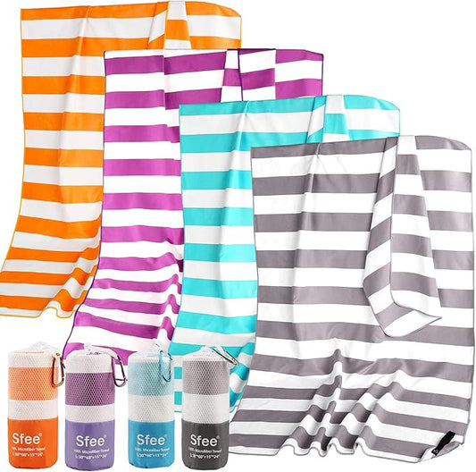 Sfee 2 in 1 Microfiber Oversized Beach Towel