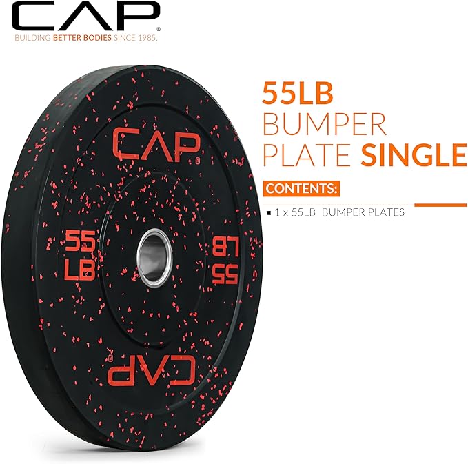 CAP Barbell Rubber Olympic Bumper Plate