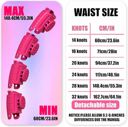 Infinity Weighted Fitness Circle for Adults 32 Detachable
