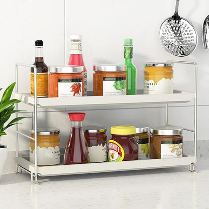 FSyueyun 2-Tier Makeup Shelf Organizer for Vanity