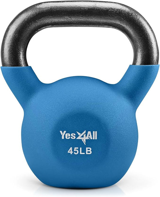Yes4All Neoprene Coated/Adjustable Kettlebell & Kettlebell Sets -
