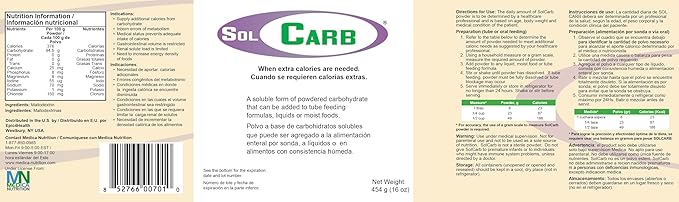 Solcarb Powder 454g Jar (6-Pack)