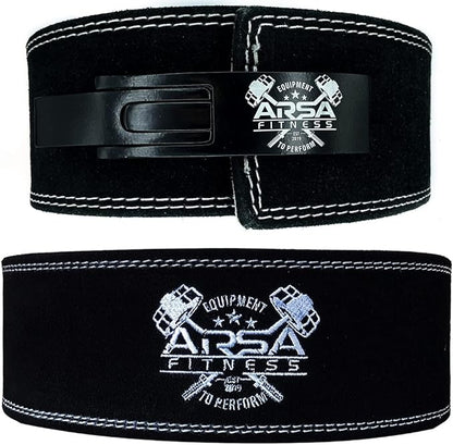 Arsa Fitness Weightlifting Adjustable Lever Belt for Men 10MM Thickness 4" Width