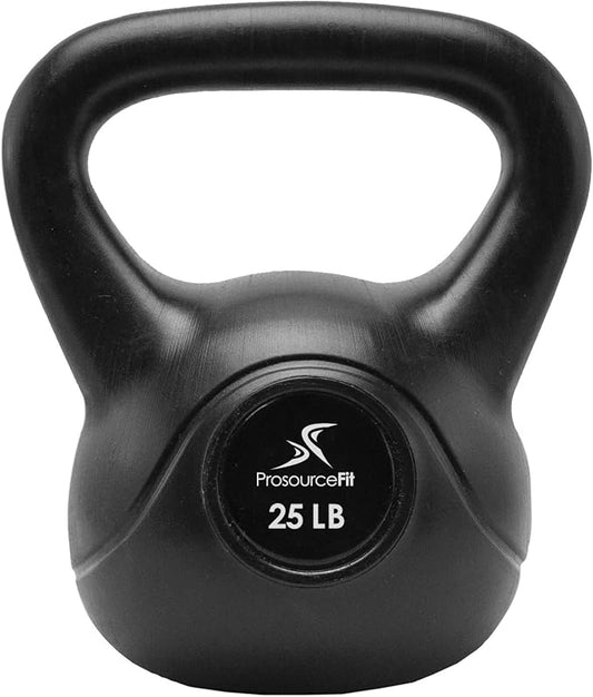 ProsourceFit Vinyl Plastic Kettlebell from 10, 15, 20, 25, 30, and 35 lbs