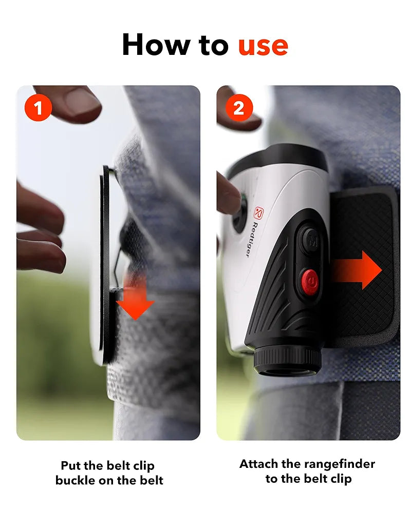 REDTIGER Golf Rangefinder with Extra Magnetic Belt Clip