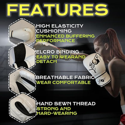 Pro Style Boxing Gloves, Heavy Bag Workout Boxing Gloves, Sparring Training Fighting Gloves for Boxing Kickboxing Punching Bag Muay Thai MMA