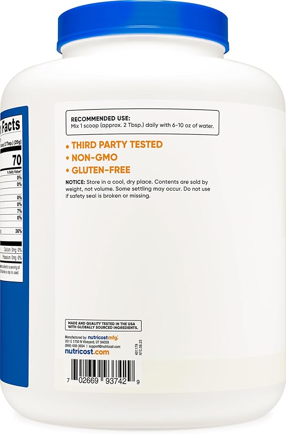 Nutricost Dextrose Powder 10 LBS - Non-GMO, Gluten Free