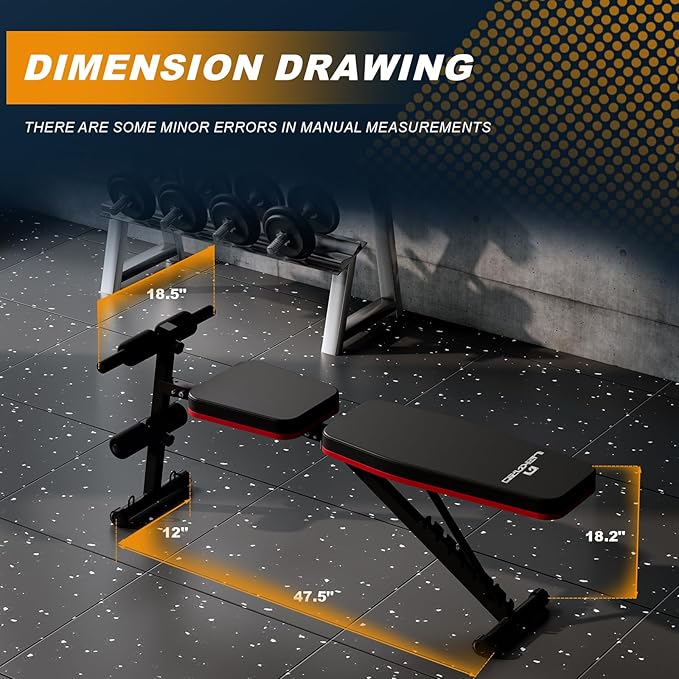 LEKÄRO Adjustable Weight Bench Press