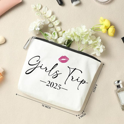 Weekend Gift, Travel Makeup Bag, Graduation Gift, Gifts for Women Sister, for BFF Bestie Gift, Christmas Birthday Gift, Bridal Shower Wedding Engagement Party Decoration Girls' Trip 2025