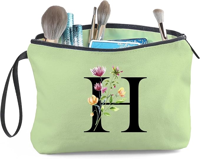 SEAMOON Birthday Inspirational Bridesmaid Proposal Team Small Gifts for Women Mom Aunt Teacher Sister Coworkers Makeup Cosmetic Bag Travel with Mirror Mothers Day Christmas Graduation H