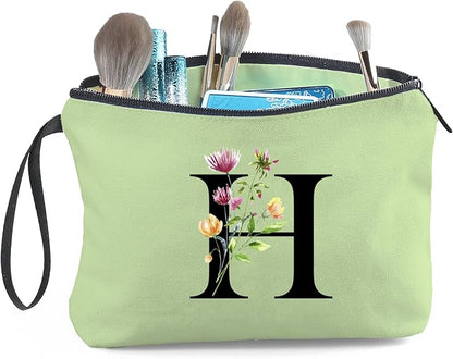 SEAMOON Birthday Inspirational Bridesmaid Proposal Team Small Gifts for Women Mom Aunt Teacher Sister Coworkers Makeup Cosmetic Bag Travel with Mirror Mothers Day Christmas Graduation H