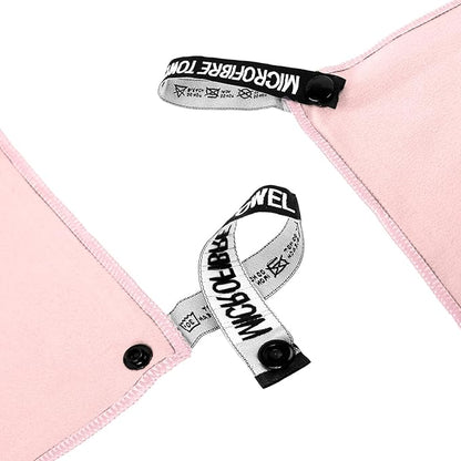 Microfiber Travel Towel (XXL:40"×72" -Pink)