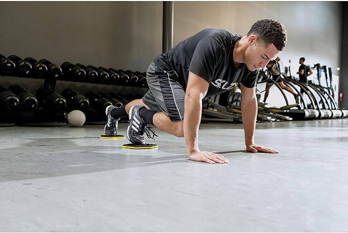 SKLZ Slidez Dual-Sided Exercise Glider Discs for Core