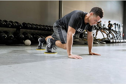 SKLZ Slidez Dual-Sided Exercise Glider Discs for Core