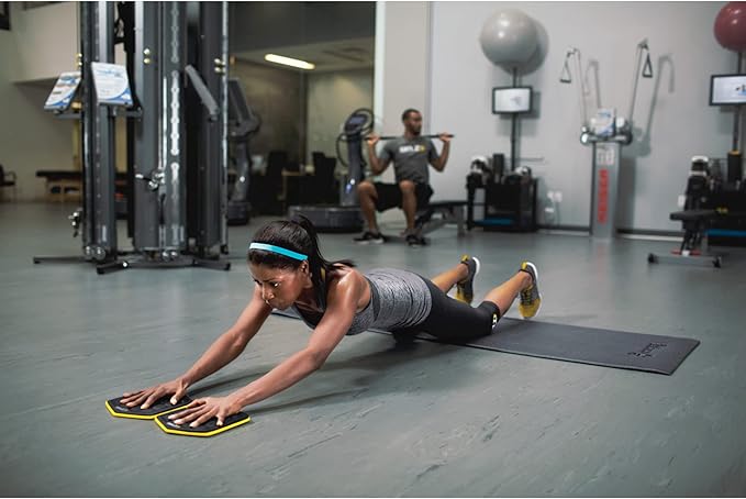 SKLZ Slidez Dual-Sided Exercise Glider Discs for Core