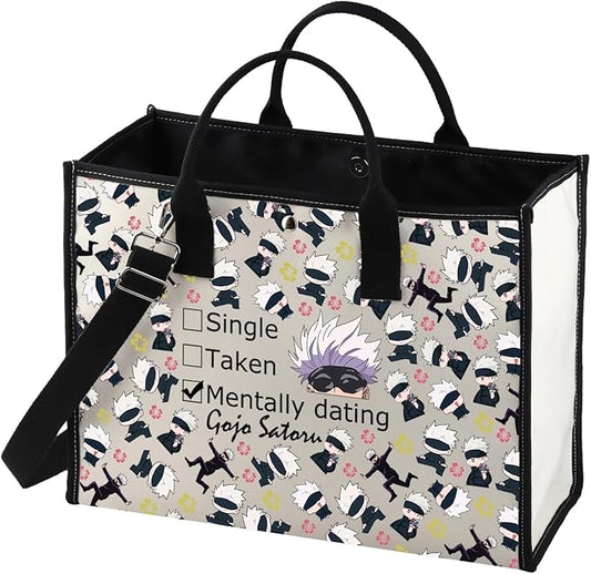 MNIGIU JJK Anime Inspired Gift SG Cosmetic Bag JJK Anime Lover Gift JJK Anime Themed Gift (TakenTB)