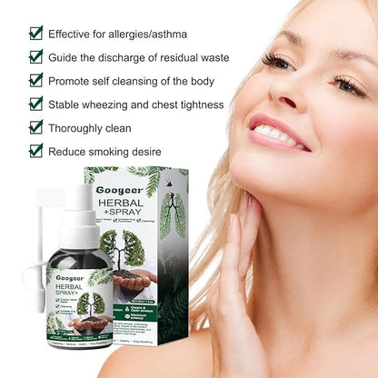 Herbal Lung Cleansing Spray,respinature,googeer Herbal Lung,Best Respinature Herbal Lung Cleanse Mist,Respi Nature Herbal Lung Cleanse Mist (3PCS)