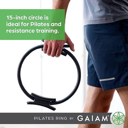 Gaiam Pilates Ring 15" Fitness Circle - Lightweight