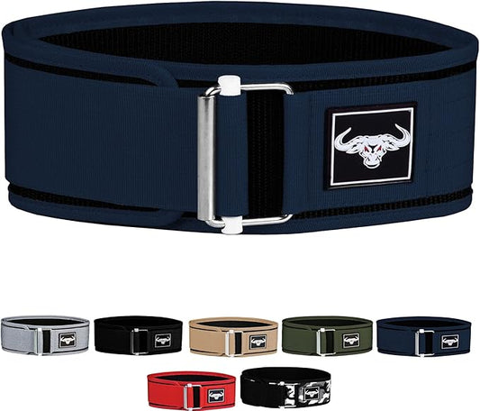 IBRO Quick Locking Premium Weight Lifting Belt - Powerlifting 4 Inch