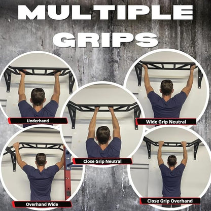 Gronk Fitness - Ceiling Mounted Multi-Grip Chin Up