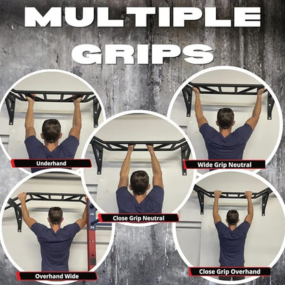 Gronk Fitness - Ceiling Mounted Multi-Grip Chin Up