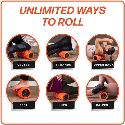 URBNFit Vibrating Foam Roller - Electric Muscle & 5 Speeds