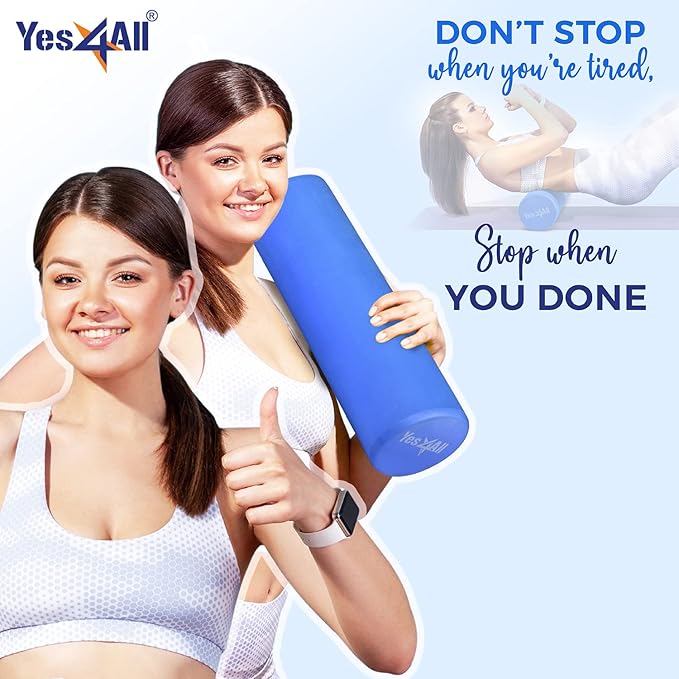Yes4All Medium-Density EVA Foam Roller for Physical Therapy