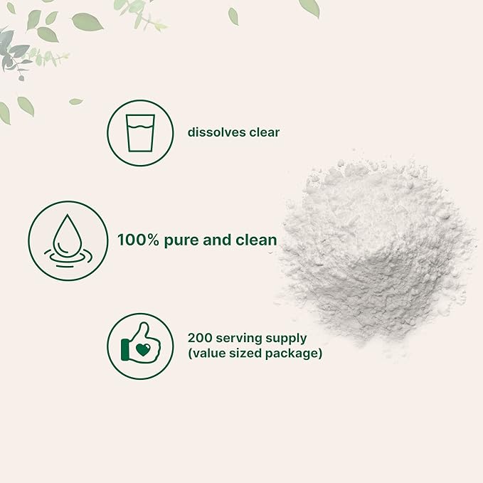 Pure D Ribose Powder, 1 KG (2.2 Pound & 200 Servings) - Hair Support Supplement, Natural Simple Sugar, Dissolves Clear, Pharmaceutical Grade - Filler Free, No GMOs, No Gluten & Water Soluble