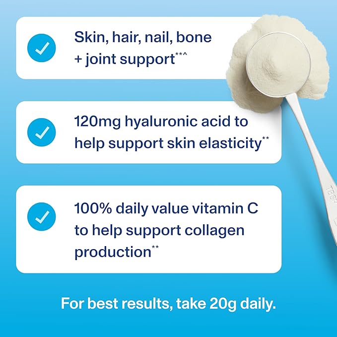 Vital Proteins Collagen Peptides Powder, Hydrolyzed Collagen Peptides Unflavored, Bundle 9.33oz