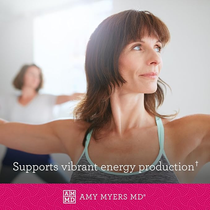 Amy Myers MD Methylation Support - Adrenal Function & Liver Health Support - Vitamin Supplement with Methylated B Vitamins & Folate - 60 Capsules (30 Servings)