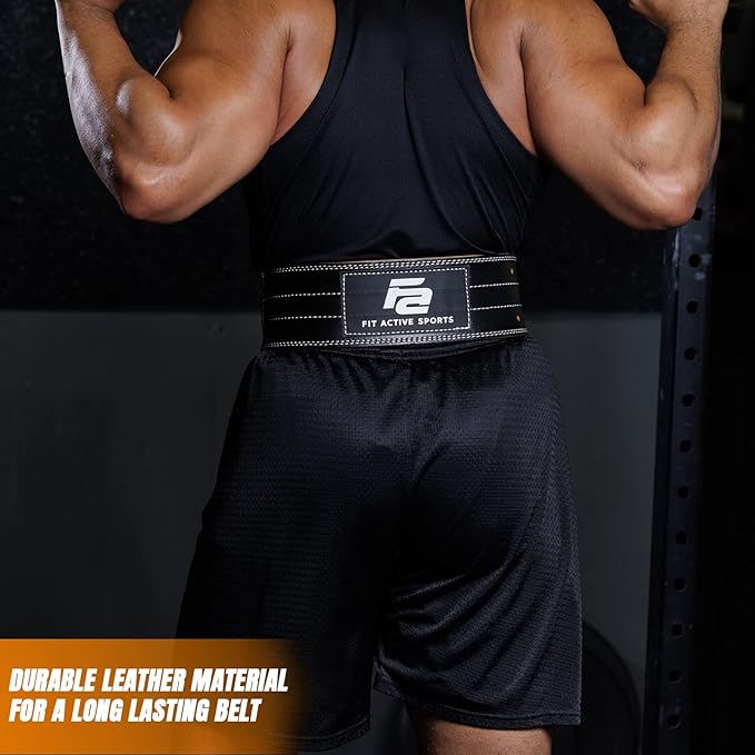 Fit Active Sports Professional Weight Lifting Belt