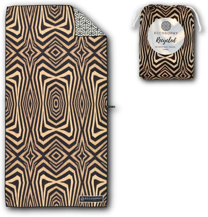 ECCOSOPHY Microfiber Beach Towel - Sand Free Towels 71x35 in