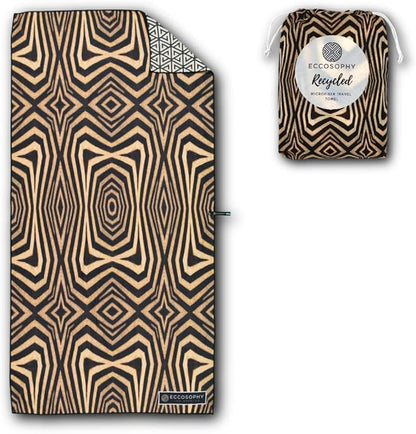 ECCOSOPHY Microfiber Beach Towel - Sand Free Towels 71x35 in
