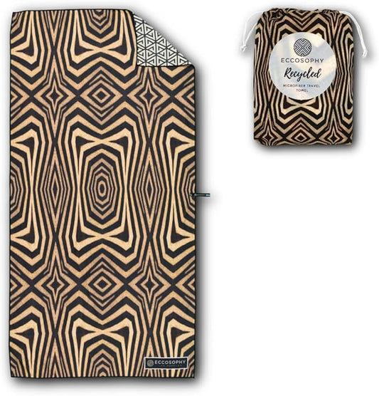 ECCOSOPHY Microfiber Beach Towel - Sand Free Towels 71x35 in