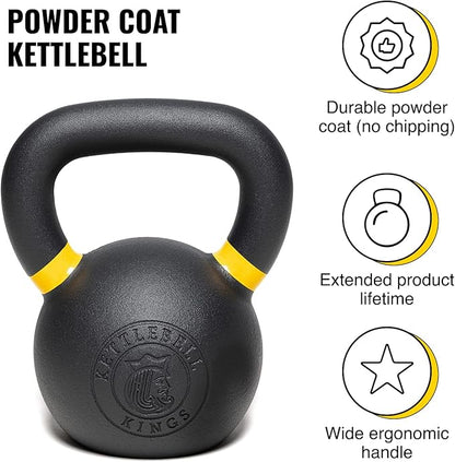 Kettlebell Kings Powder Coated Kettlebell Weights 5-90 LB