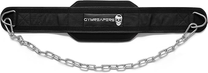 Gymreapers Dip Belt With Chain For Weightlifting