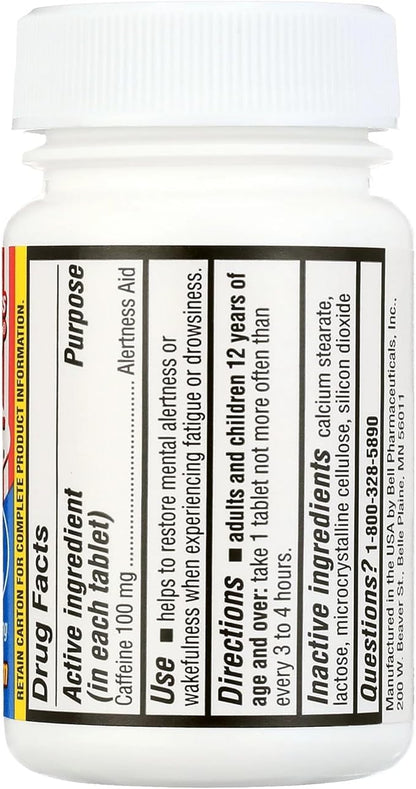 Jet-Alert 100 MG Each Caffeine Tab 120 Count - Pack of 3