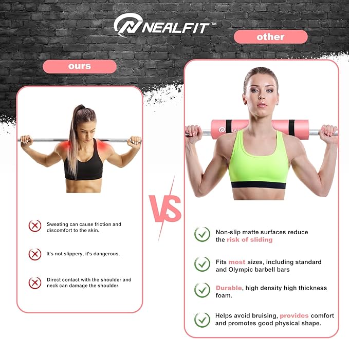 Barbell Pad Squat Pad for Squats—Squat Bar Pad—Great